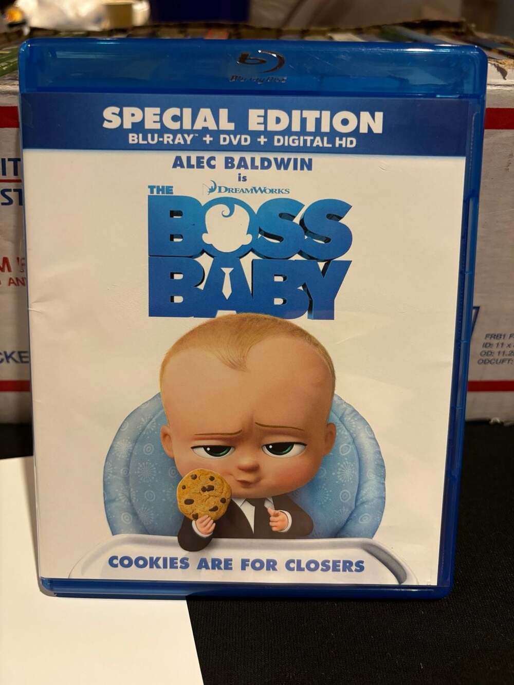 The Boss Baby dvd- Blu Ray